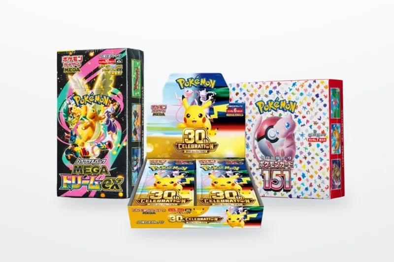 Japanese Pokémon booster boxes